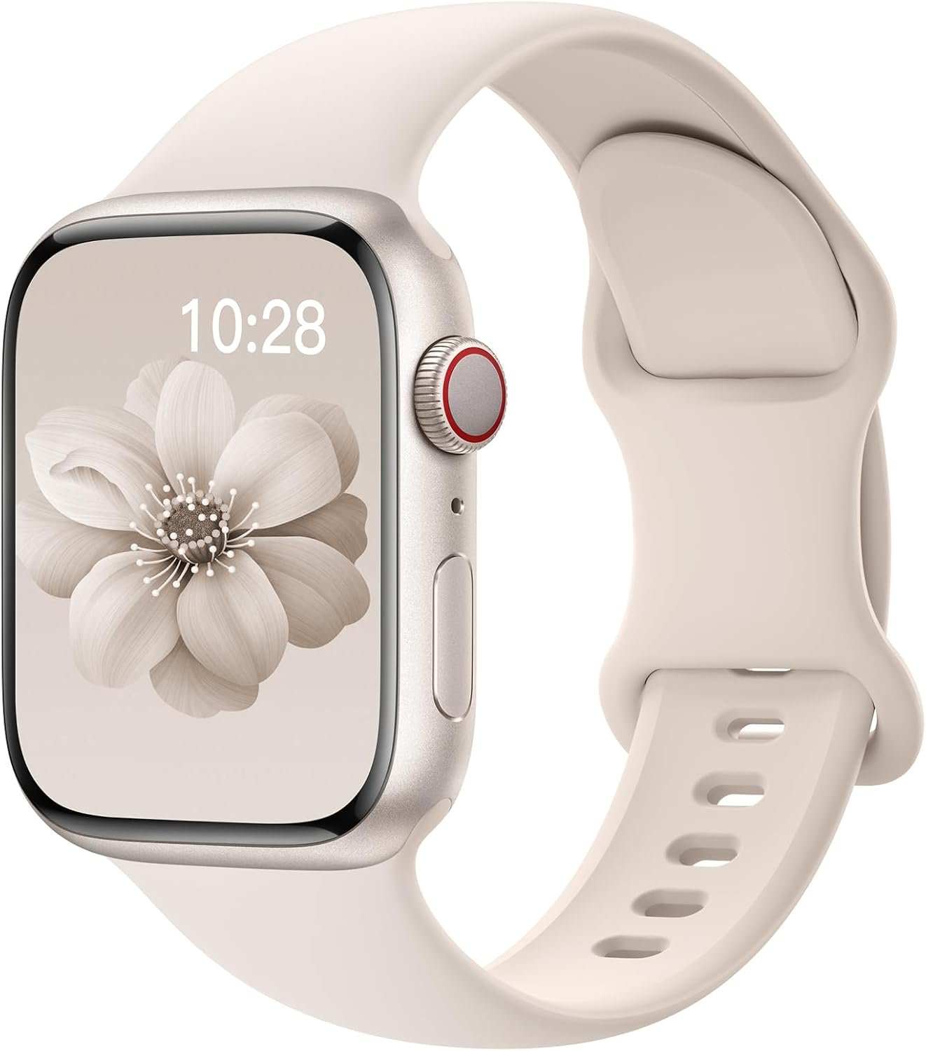 Sport Silicone Band Compatible with Apple Watch Bands 40mm 38mm 41mm 44mm 45mm 42mm 49mm Women Men,Soft Wristband Waterproof Replacement Sport Strap for iWatch Bands Series 9 8 7 6 5 4 3 2 1 SE Ultra